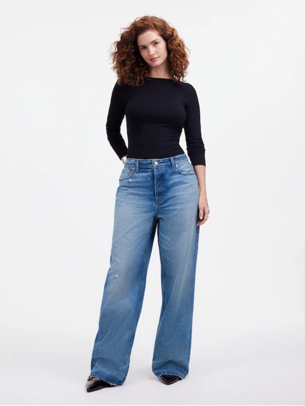 Madewell curvy low slung baggy size 25